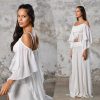 Off Shoulder White Boho Top Elegant Chic Women